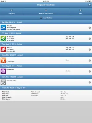 BeginnerTriathlete Mobile android App screenshot 2