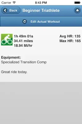 BeginnerTriathlete Mobile android App screenshot 4