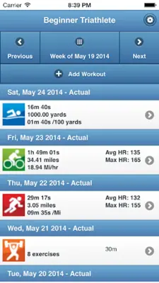 BeginnerTriathlete Mobile android App screenshot 6